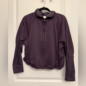 EUC athleta altitude fleece lined 1/2 zip